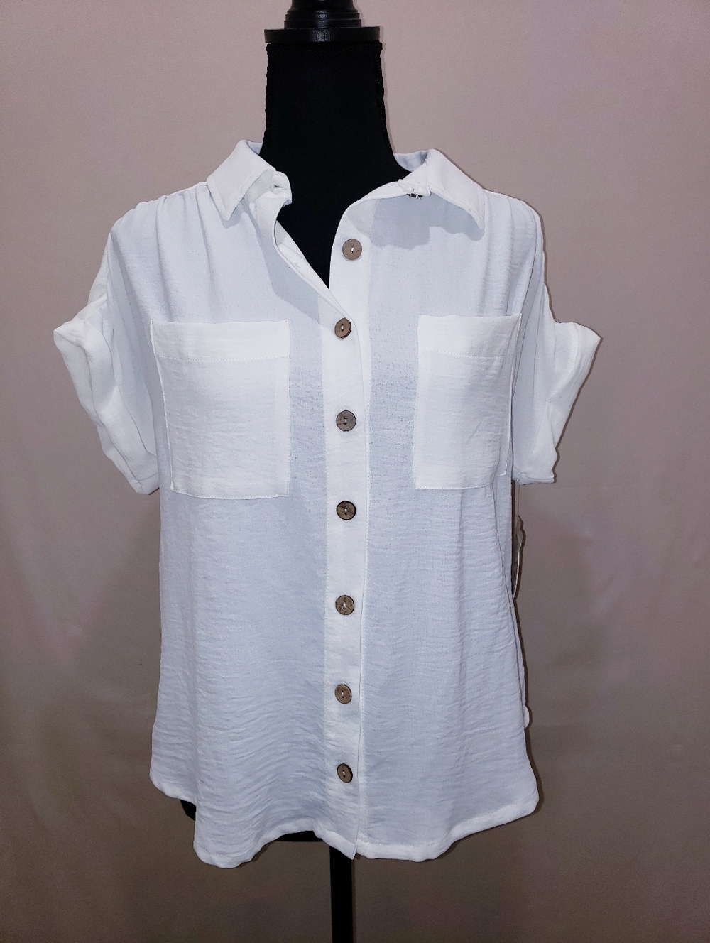 NWT Women's Button Down Blouse